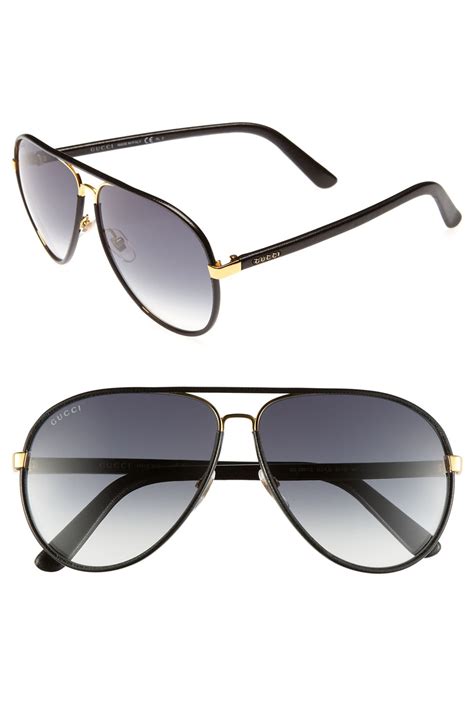 gucci leather wrapped aviators|Gucci Aviator Sunglasses .